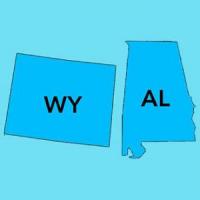 Alabama & Wyoming Icons