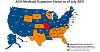 Medicaid Expansion map